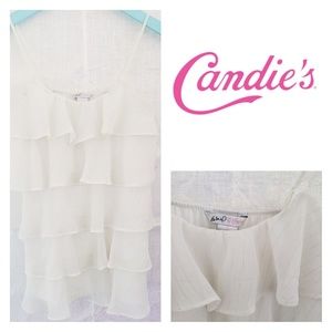Britney by Candie's Ruffle Layers Tank Top